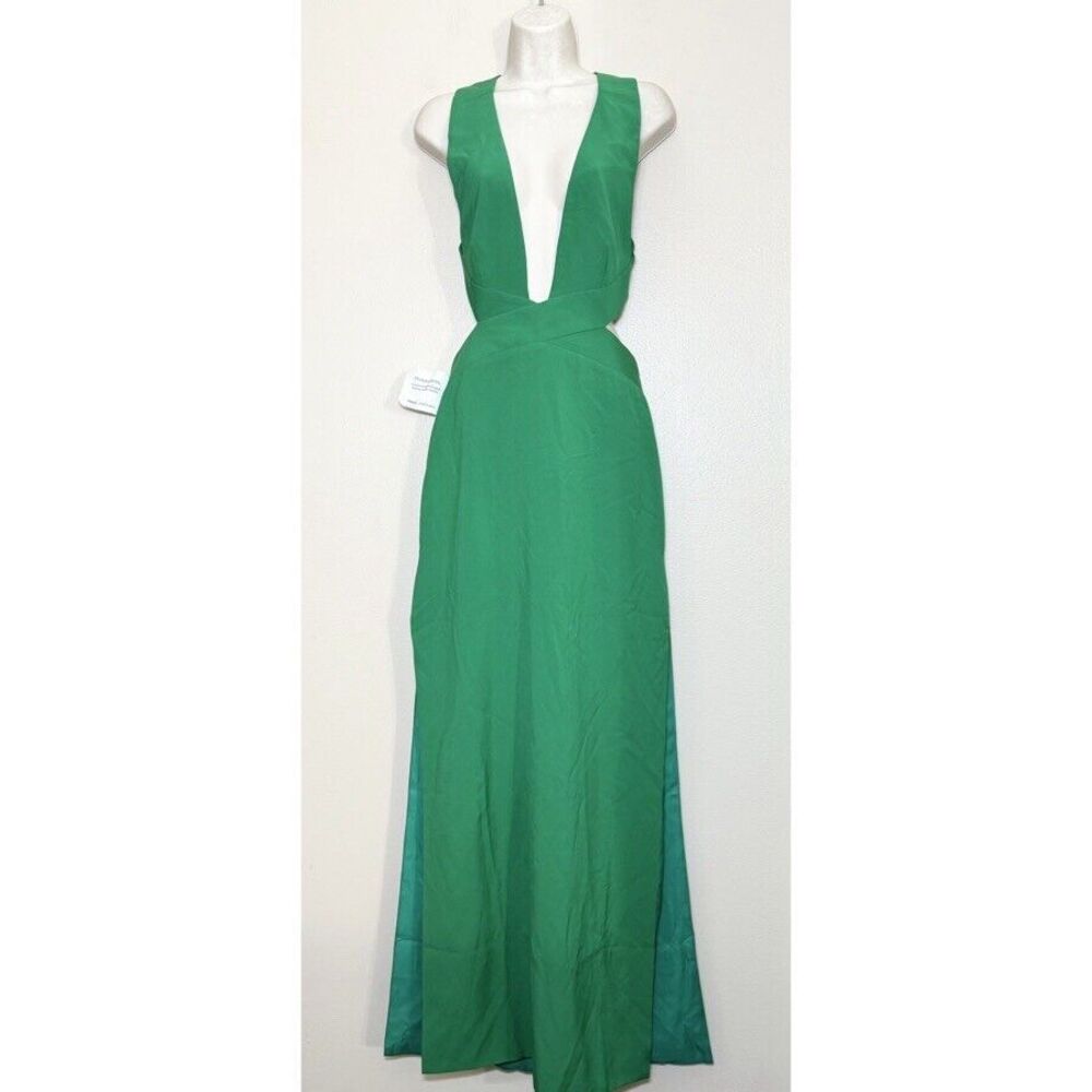 Fame and Partners Green Maxi Dress